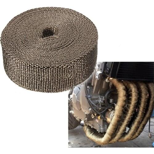 Motorcycle Exhaust Pipe Thermal Tape For suzuki drz 400 intruder vl 1500 gn 125 intruder 1400 gsx250r sv1000 vstrom dl650