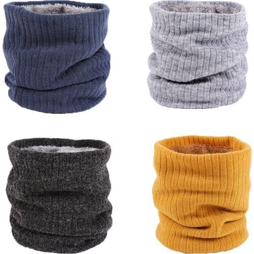 Outdoor Winter Thicken Warm Fleece Neck Warmer Cycling Scarves Men Bufanda Ski Climbing Neck Scarf