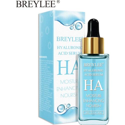 BREYLEE Hyaluronic Acid Serum Moisturizing HydratingAnti Aging Absorbed Easily Facial Essence repair Dry Skin Care 40ml