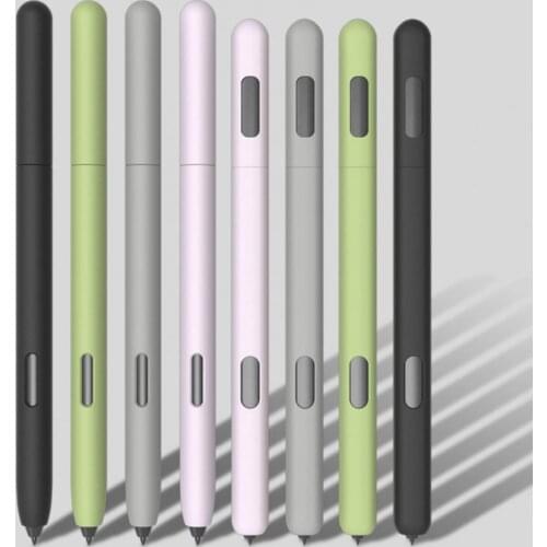 1Set Silicone Pen Case Soft Portable Lightweight Anti-scratch Pen Sleeve for Samsung Tab S6 S7