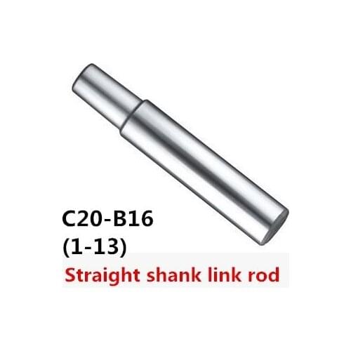 1PCS Drill Sleeve C20 B16 straight Shank Adapter Drill Chuck Arbor Drilling Lathe Machine Capacity 1-13mm