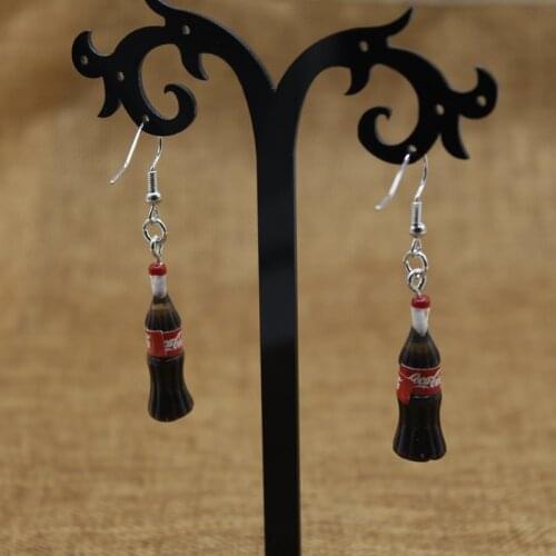 2020 New Fashion Creative Earrings Simulation Cup Drink Bottle Cola Jewelry Earrings