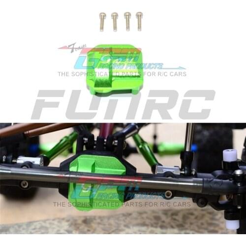 GPM AXIAL 1/10 SCX10 II 90046 90047 BUGGY Climbing car Metal Aluminum alloy front and Rear Universal Gearbox Rear cover