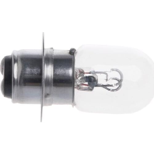 T19 P15D-25-1 DC 12V 35W White Headlight Double Filament Bulb For Motorcycle qiang