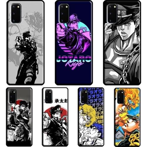 Jotaro Kujo And Dio Jojo Anime Case For Samsung Galaxy S21 Ultra S8 S9 S10 Plus Note 9 10 Note 20 Ultra S20 FE Back Cover