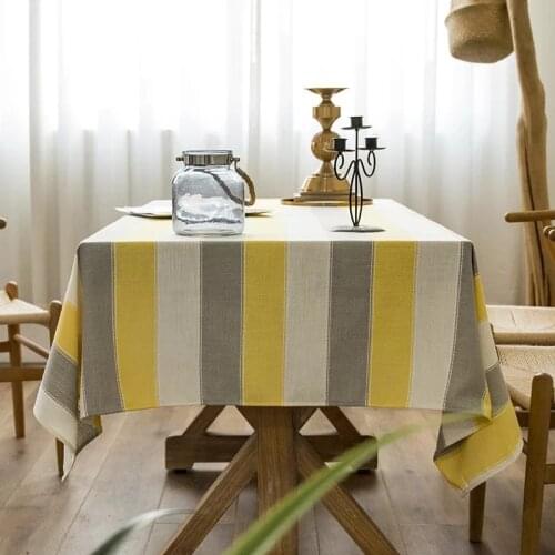 Birthday Cotton Linen Tablecloth Ins Nordic Style Girl Desk Cloth Coffee Table Tablecloth Rectangle Cafe Tablecloth Table Cover