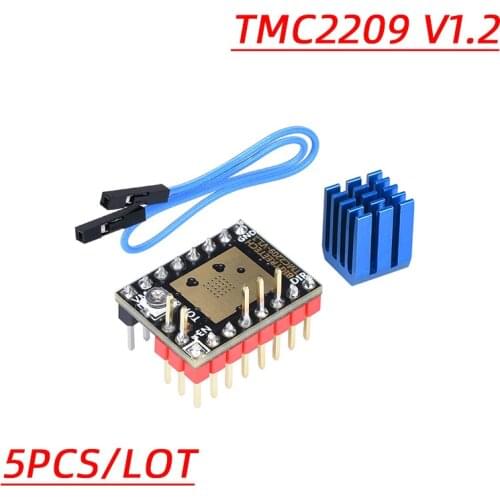 5PCS/LOT TMC2209 V1.2 Stepper Motor Driver TMC2208 UART 3D Printer Parts TMC2130 For BTT SKR V1.4 SKR Mini E3 SKR 2 Ender3 V2