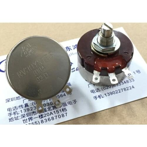 Japan TOCOS potentiometer RV30YN15S B104 single B100K shaft length 15MM round shaft switch