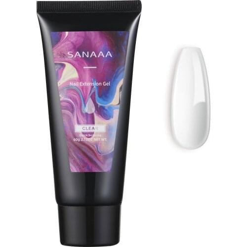 Clear Extension Builder Nail Gel 60 ML, Professional Painless Nail Extension Builder Gel