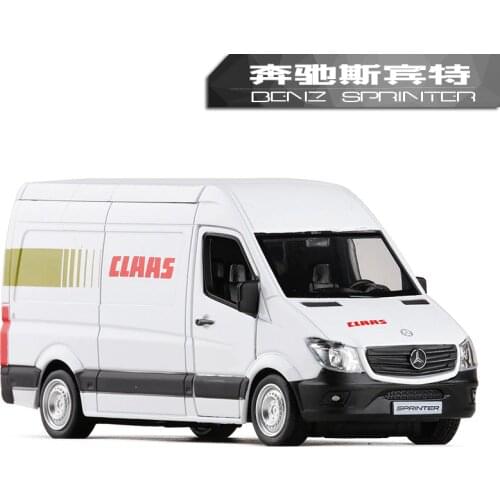 RMZ City 1:36 High Simulation Model Toy Car Metal Benz Sprinter Police Ambulance Car Alloy Bus Model For Kids Gifts Collection