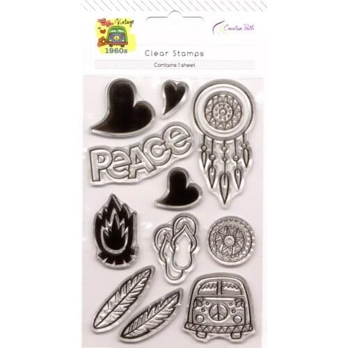 CRZCrafter Clear Stamps Seal Transparent Silicone Pets DIY Craft Layered Reusable For Scrapbooking Cardmaking Journal Decoration