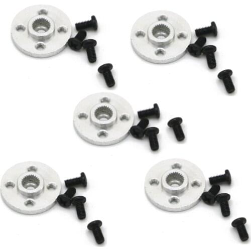 Small disk 25T standard steering gear General Metal steering wheel robot MG995 MG996 Standard configuration (5 pieces)