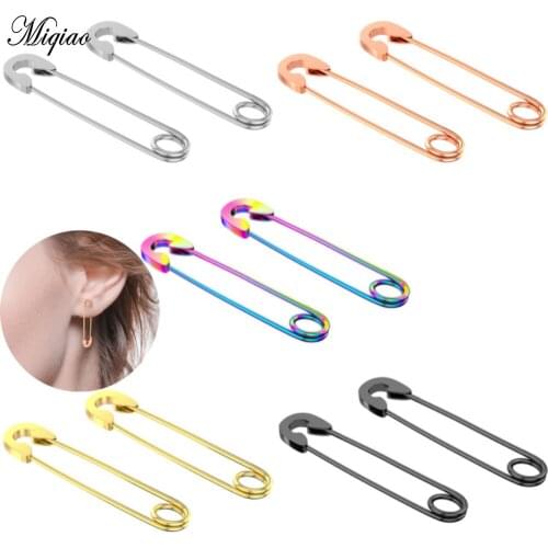 Miqiao 2pcs Fashionable and Sweet Stainless Steel Pin Ear Bone Nail Exquisite Body Piercing Jewelry