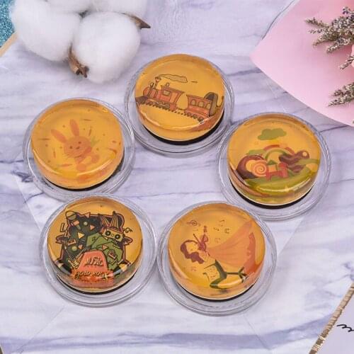 Cartoon Professional Transparent Yellow Rosin Resin for Cello Viola Violin Erhu Bowed Strings Common Instrument Accessories