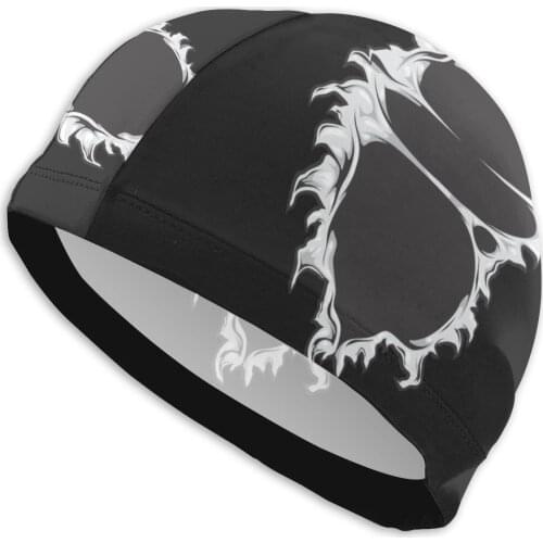 Mens Jeans Swim Caps Tear The Hole Bath Cap Swimwear For Swimming Pool