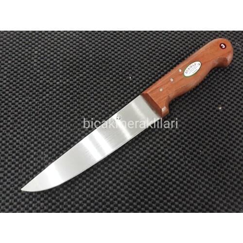 Butcher Or Kitchen Knife 3mm T7 Stainless Steel 32cm Total Length