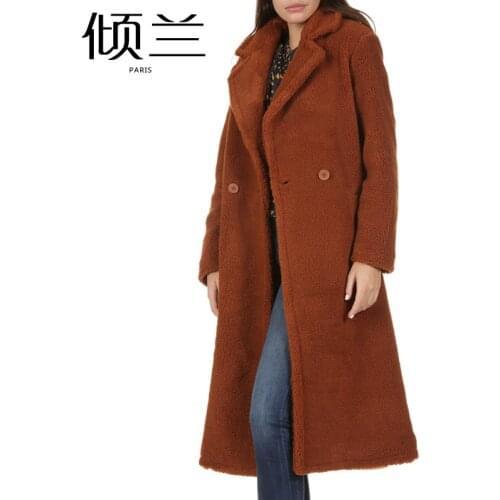 Patads French womens M autumn winter brand double breasted coat gourson
