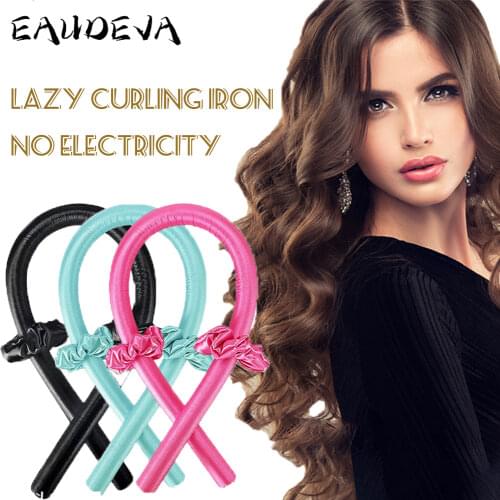 Heat Less Curling Rod Headband Lazy Curler Silk Curling Ribbon Silk Curling Ribbon Heatless Hair Curling Make Hair Curly