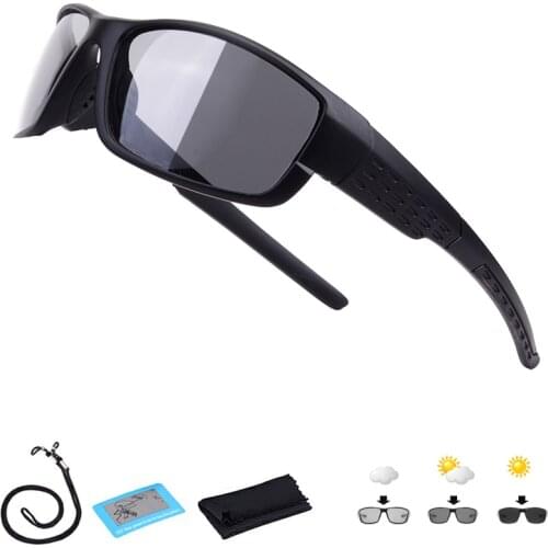 Polarized Photochromic Cycling Glasses Men Women Road Mountain Bike Sunglasses UV400 Bicycle Eyewear Riding Sport Goggles