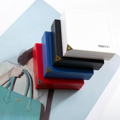 Portable Contact Lens Case Mirror Square Double Storage Box Holder Care Container Glasses Accessories Travel Kit Wholesale Cheap