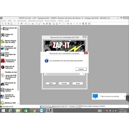 SITE 8.5.2 Electronic Service Tool with Zapit ECM pass remove+fleet calibration and flash ecm activation