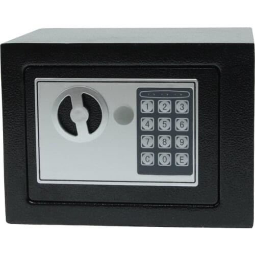 Mini Steel Safes Money Bank SafetySecurity Box Keep Cash Jewelry Or Document Securely With Key Digital Safe Box Small Household