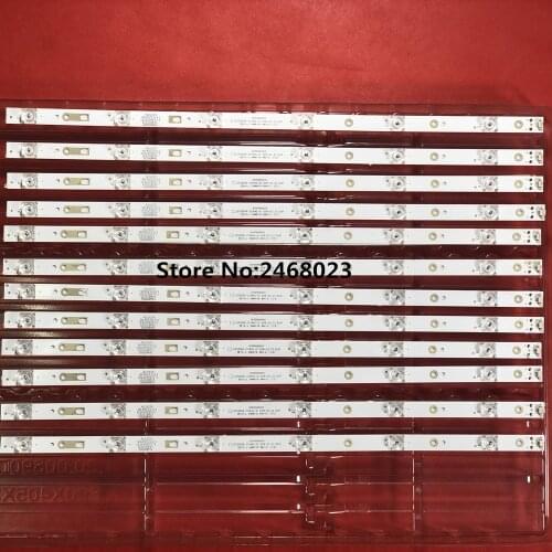 1set=12Pieces LED Backlight strip For 50A6 LE50U51A light bar 30350006205 LED50D06-ZC14AG-01