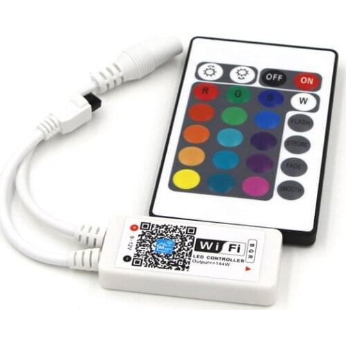 5V 12V 24V SMD 2835 3014 3528 5050 5630 WS2811 WS2812B SK6812 Single Color RGB RGBW LED Strip Bluetooth WiFi LED Controller