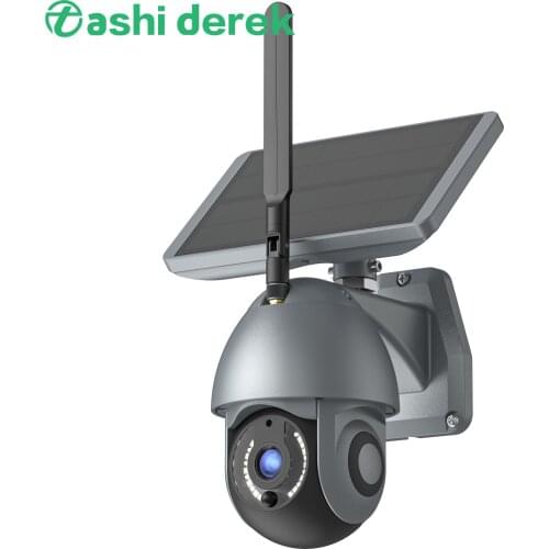 Y4A WIFI Solar Camera Outdoor Sound-light Alert Solor Camera Surveillance Device Night Vision Phone Control Two-way Voice