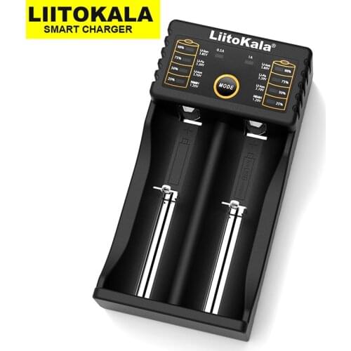 Liitokala Lii-202 battery charger, charging 186501.2V 3.7V 3.2V 3.85V AA / AAA 26650 10440 16340 25500 NiMH lithium battery