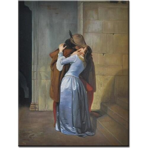Famous Oil Painting Reproduction Kiss Hand Painted Figure Painting Copy Old Master Painting Gallery Art Unframed Museum Quality