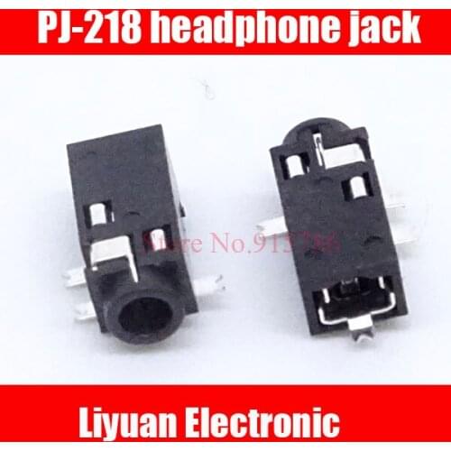 10pcs 2.5MM headphone socket PJ218A PJ218 audio socket PJ-218A PJ-218 30V 0.5A