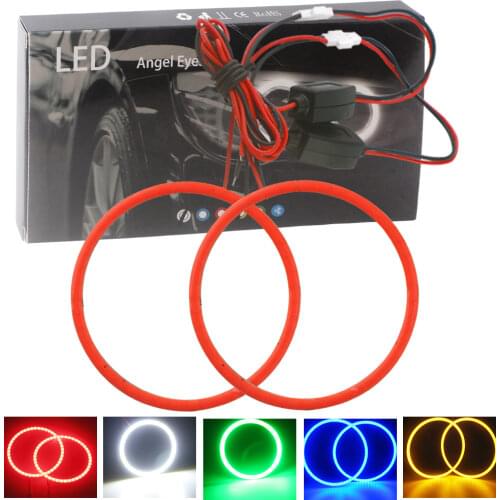 10pcs 70mm 12V 24V COB Car LED Angel Eyes Halo Ring Headlight Constant Current Driver Universal LED Lights For e39 e46 e36 e90