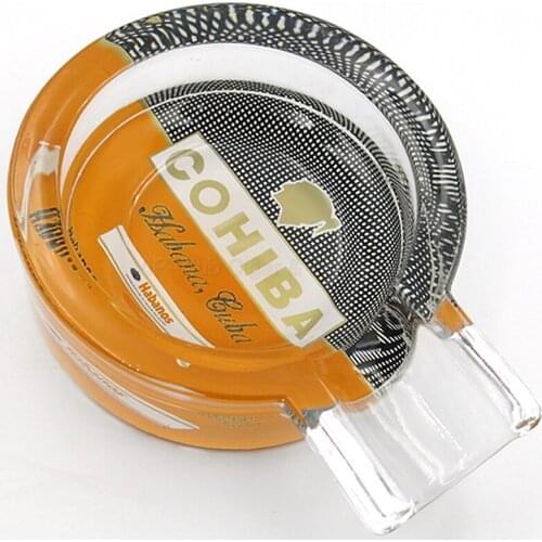 Cohiba Pocket Cigar Ashtray Car Ash tray Cendrier 1 Rest 1 Ash Slot Cigar Cigarette Single Holder Smoking Tool MONTE CRISTO