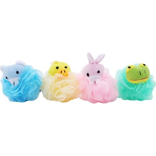 Ball-shape Infant Shower Sponge Cotton Rubbing Body Wash Towel Brand Newborn Baby Bath Brush Child Shower Bath Product Bath Care