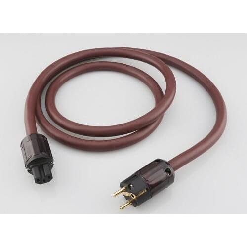 HIFI Power Cord P125 Power Cable AC Power Cord with P-079E EU/US Plug Socket Connector AC Cable Line