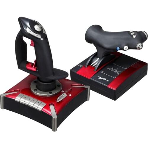 PXN-2119II Flying Rocker Flight Gaming Stick Joystick Game Control USB Simulator Gamepad Controller F3B0