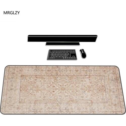 MRGLZY Beautiful Persian Carpet Design Keyboard Pad Large Lengthened Mouse Pad Unique Gamer Mouse Pad Desk Mat Szie Mouse Pad
