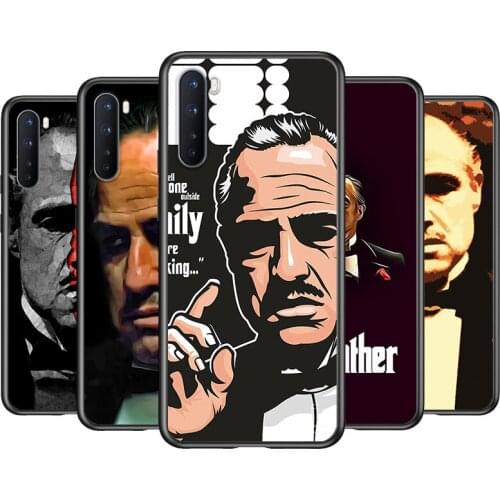 Soft TPU Scarface Godfather Silicone Cover For OnePlus Nord CE 2 N100 N10 9 9R 8T 8 7T 7 6T 6 5T Pro Black Phone Case