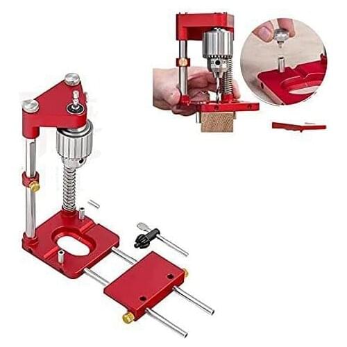 Woodworking portable belt drilling guide, drilling locator, vertical drilling positioning tool