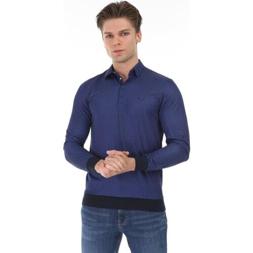 Semco Pattern Long Sleeve Slimfit Mens Shirts Square Pattern Cotton Male 'S Fashion Shirts Oxford Flannel Casual Daily 2021 Winter