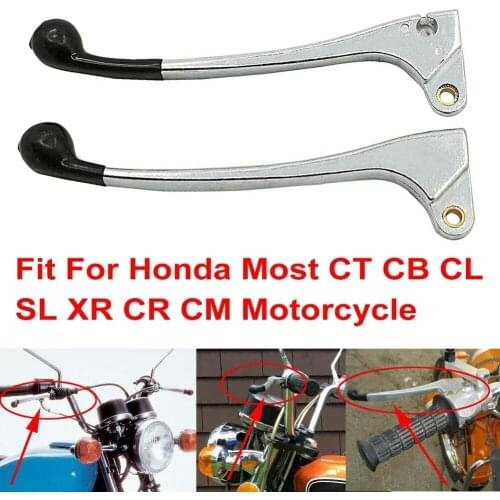 2Pcs Clutch Brake Handle Levers for Honda CR125M CR250M CR250R CT125 CT70 MR175 CT CB CL XL CM CR SL XR Motorcycle Accessories