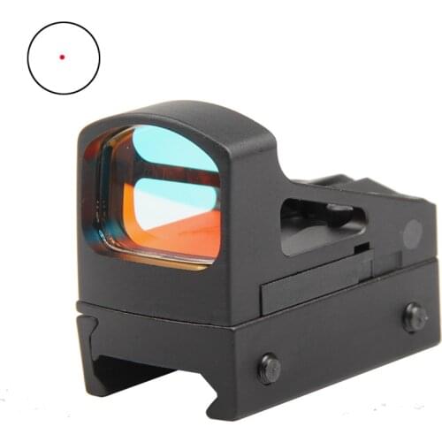 Tactical RMS Reflex Mini Red Dot Sight Scope With Ventilated Mounting and Spacers For Airsoft Glock Pistol RL5-0035