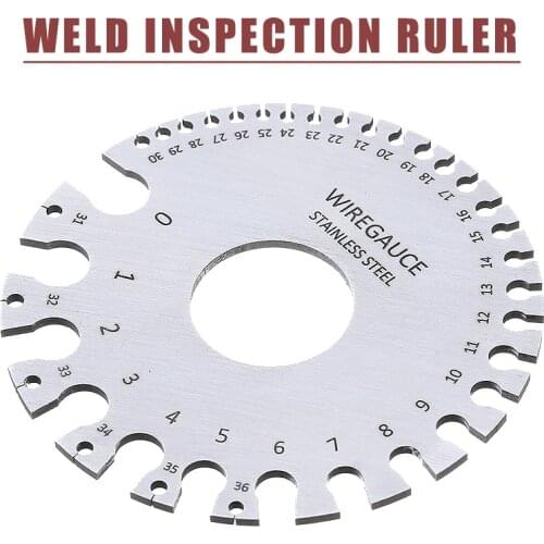 AWG SWG Wire Gauge Thickness Ruler Measurer Tool Wire Metal Sheet Thickness Gauge Dual Sided Sheet Gauges