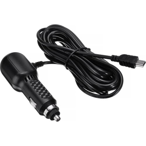 1pcs Mini USB Smart Charger 5V 2A 3.5m Car Power Charger Adapter Cable Cord for Navigator GPS Driving Recorder Car Charger