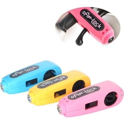 Universal Motorcycle Lock Motorbike Scooter Handlebar Safety Lock Brake Throttle Grip anti theft Protection Security Lock