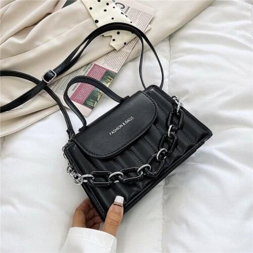 Women Bag New Chain Shoulder Bag Clutch Messenger Crossbody Bag Small Square Handbag Luxury Designer Shoulder Bag Satchels