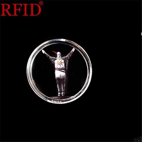 1pcs Circular Dark Souls NFC Game Cards WaterProof Wear-resistant Data Collection Ntag215 Round Coin Cards NS Switch WiiU 3DS