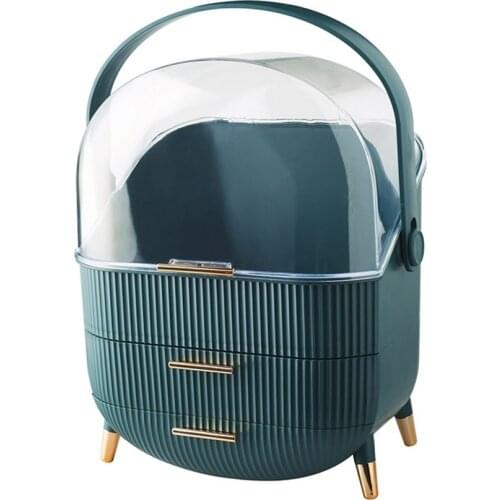 1 PCS Cosmetic Storage Box Portable Large-capacity Lipstick Face Skin Care Products Home Desktop Organizer Rack