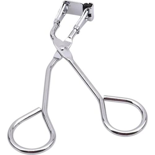 New Arrivals Nature Curl Steel Eyelashes Curling Clip Professional Eyelash Curler Folded False Eyelash Aids Make Up Tools 1PC